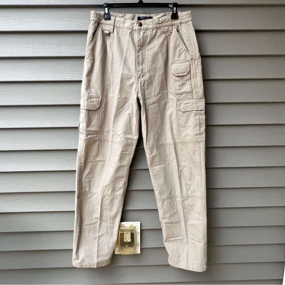 5.11 Tactical Cargo Pants Men's 34x34 Beige Utility FBI Academy Cotton